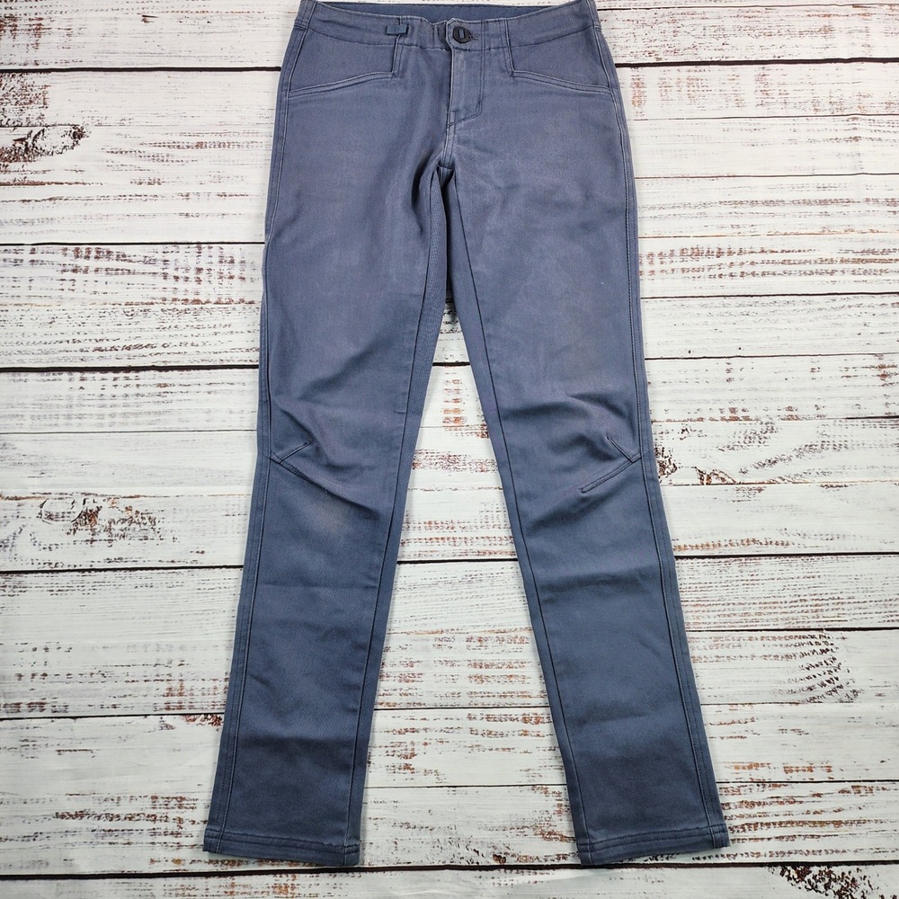 Patagonia Escala Rock Pants Women's 2 Dolomite Blue Stretch Climbing 82920